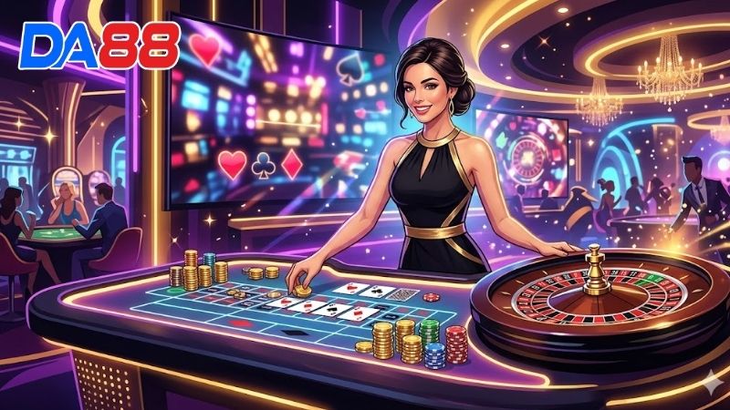 Thế giới giải trí đỉnh cao tại sảnh Live Casino DA88